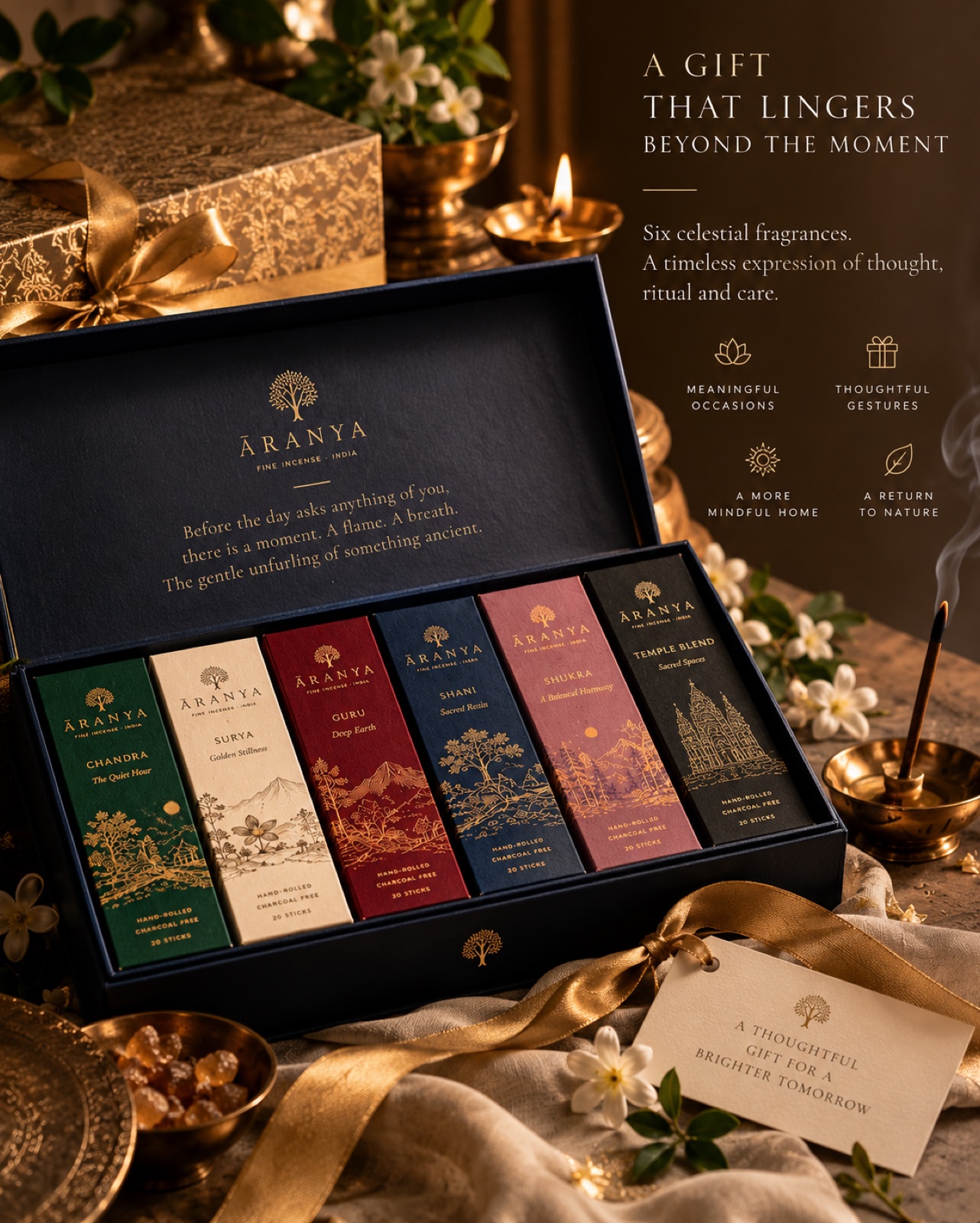 Nishivana gifting design reference; final boxes and personalisation are unconfirmed